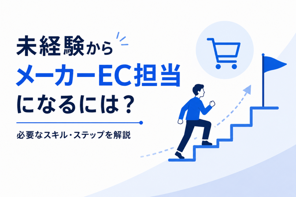 未経験からEC担当になる方法を解説するアイキャッチ画像